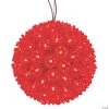 Vickerman 7.5" Red LED Starlight Sphere Lighted Hanging Decor -Party Decorations Sales Shop vickerman 7 5 red led starlight sphere lighted hanging decor13972258