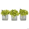 Vickerman Artificial 5" Green Hydrangea in Cube -Party Decorations Sales Shop vickerman artificial 5 green hydrangea in cube14176621