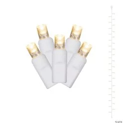 Vickerman Twinkle Warm White LED Curtain Christmas Lights 50 ft