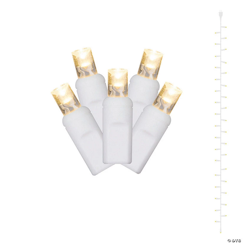 Vickerman Warm White LED Curtain Christmas Lights 50 ft 3 Vickerman Warm White LED Curtain Christmas Lights 50 ft
