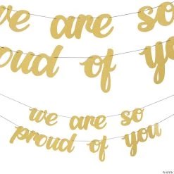 We Are So Proud of You Banner – 2 Pc.
