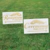 Wedding Directional Double-Sided Sign Set - 2 Pc.