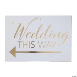 Wedding Directional Sign