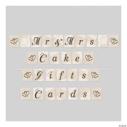 Wedding Pennant Banner Set