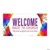 Welcome Back to Church Banner - Medium
