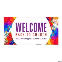 Welcome Back to Church Banner - Medium