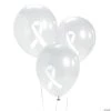 Awareness Ribbon 11" Latex Balloons - 48 Pc. 2 Awareness Ribbon 11" Latex Balloons - 48 Pc. -Party Decorations Sales Shop white awareness ribbon 11 latex balloons13641677