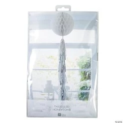White Tasseled Honeycomb Decoration -Party Decorations Sales Shop white tasseled honeycomb decoration13843769 a02