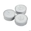 White Tea Light Candles - 50 Pc.