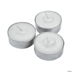 White Tea Light Candles - 50 Pc.