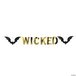 Wicked Witch Garland Halloween Decoration