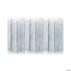 Winter Barnwood Backdrop - 3 Pc.