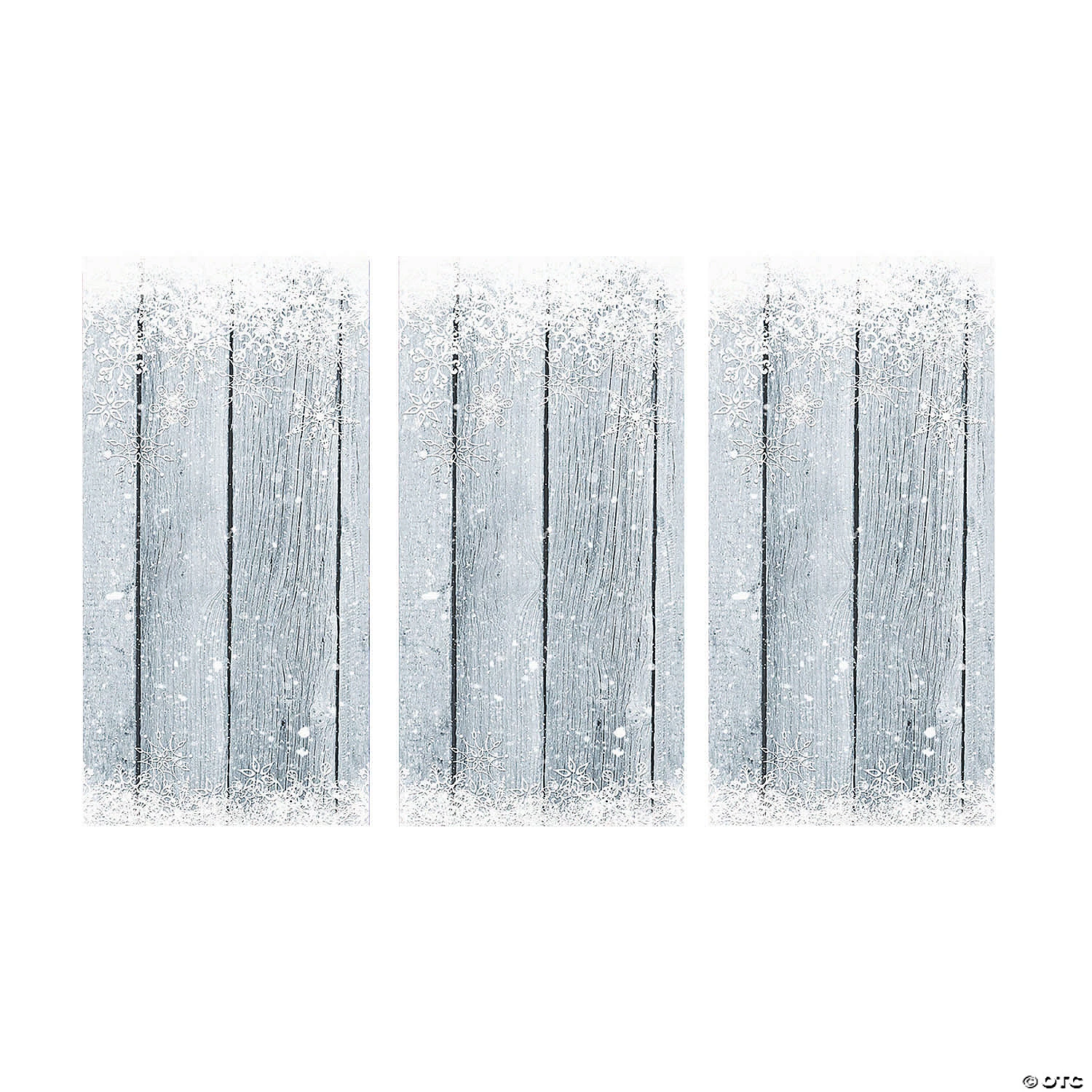 Winter Barnwood Backdrop - 3 Pc. 4 Winter Barnwood Backdrop - 3 Pc. - Image 2