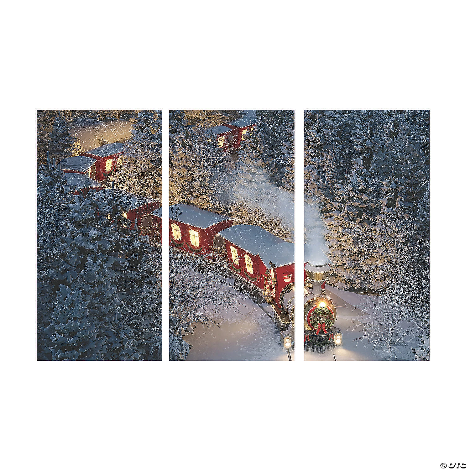 Winter Express Train Backdrop Banner - 3 Pc. 4 Winter Express Train Backdrop Banner - 3 Pc. - Image 2