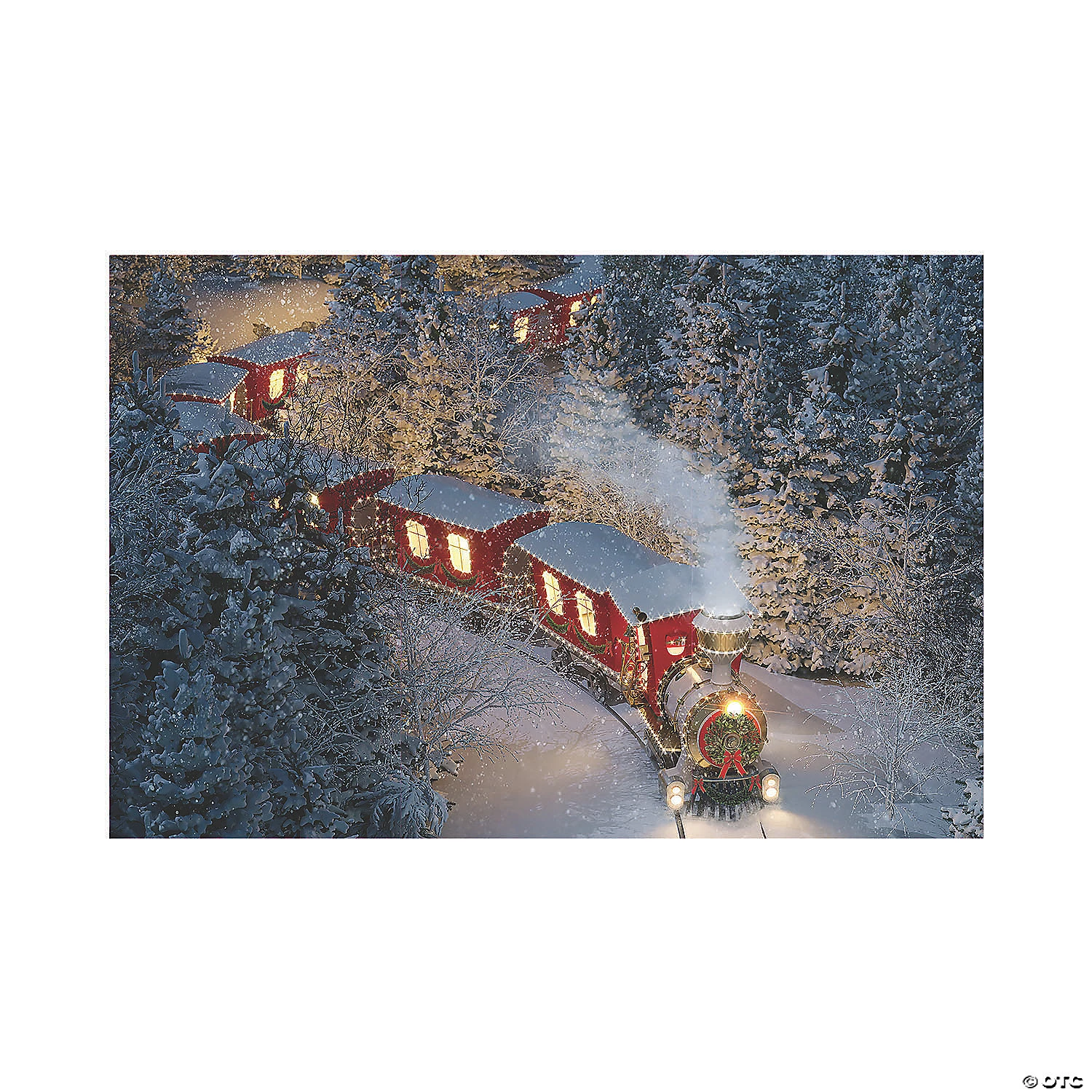 Winter Express Train Backdrop Banner - 3 Pc. 3 Winter Express Train Backdrop Banner - 3 Pc.