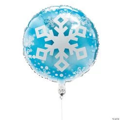 Winter Snowflake 18" Mylar Balloons