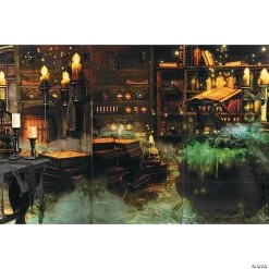 Witches’ Kitchen Backdrop Halloween Decoration - 3 Pc. -Party Decorations Sales Shop witches kitchen backdrop halloween decoration 3 pc 13775484 a02