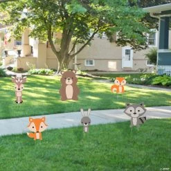 Woodland Animal Pathway Yard Signs - 6 Pc.