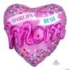 World’s Best Mom Heart 36" Mylar Balloon 2 World’s Best Mom Heart 36" Mylar Balloon -Party Decorations Sales Shop world s best mom heart 36 mylar balloon14183994