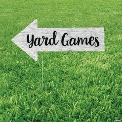 Yard Games Sign