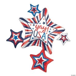 Yay USA Star Cluster 35" Mylar Balloon