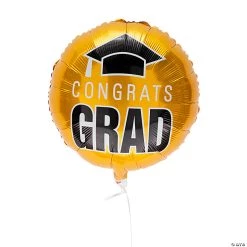 Congrats Grad 18" Mylar Balloons - 3 Pc.