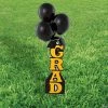 Grad Vertical Yard Sign Kit with 11" Black Latex Balloons - 21 Pc. -Party Decorations Sales Shop yellow grad vertical yard sign kit with 11 black latex balloons 21 pc 14210721