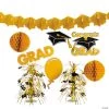 Graduation Party Decorating Kit - 9 Pc. 1 Graduation Party Decorating Kit - 9 Pc. -Party Decorations Sales Shop yellow graduation party decorating kit 9 pc 13639183
