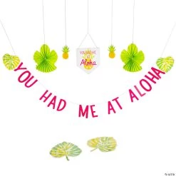 You Had Me At Aloha Luau Decorating Kit - 10 Pc.
