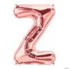 Z Rose Gold Letter 34" Mylar Balloon -Party Decorations Sales Shop z rose gold letter 34 mylar balloon13930329
