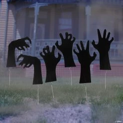 Zombie Hand Yard Stakes Halloween Decorations - 6 Pc.
