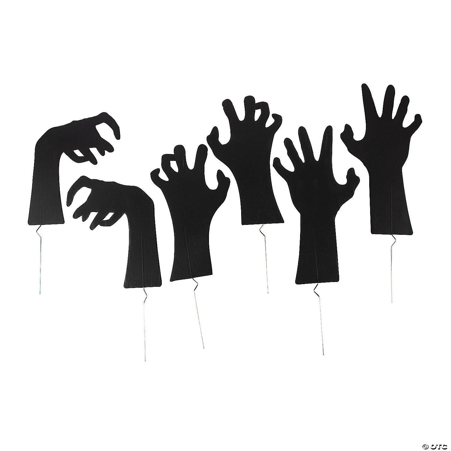Zombie Hand Yard Stakes Halloween Decorations - 6 Pc. 4 Zombie Hand Yard Stakes Halloween Decorations - 6 Pc. - Image 2